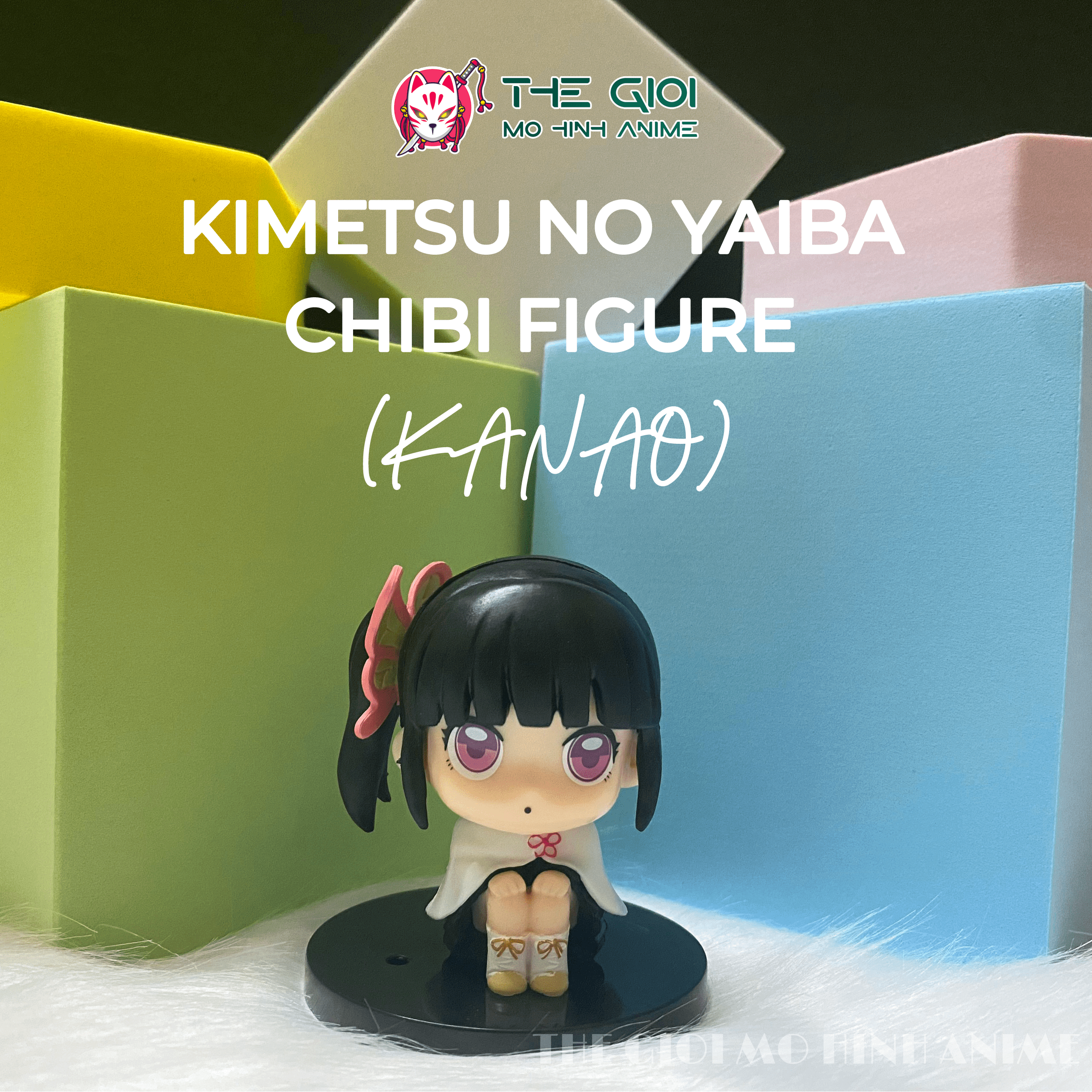 Mô hình giấy Chibi Tsuyuri Kanao ver 4  Demon Slayer Kimetsu No Yaiba   Kit168 Shop mô hình giấy